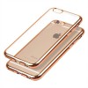 Husa E-TPU pentru Iphone 7, silicon, margine rose gold, Mobile Tuning