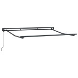 vidaXL Cadru de copertină manuală Ajustabil Antracit 3 x 2 m Oțel 42024788