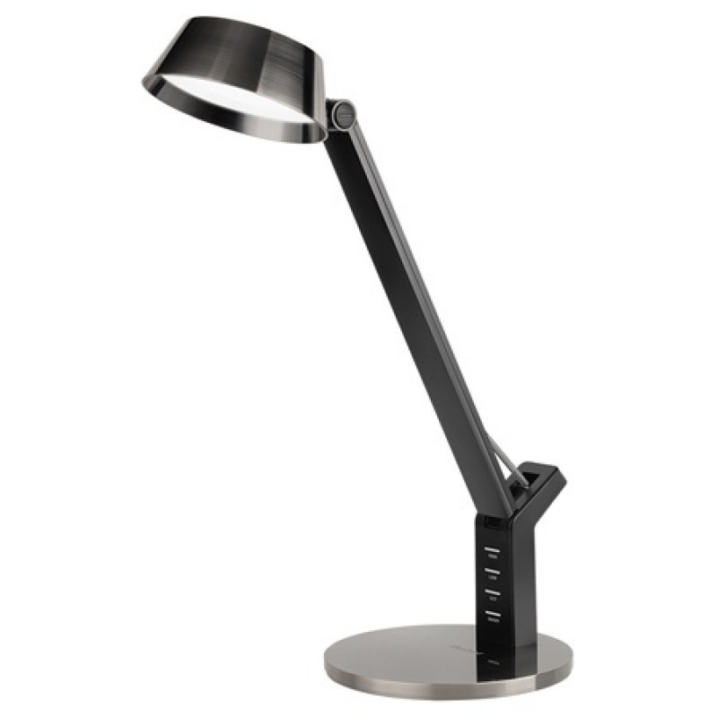 Lampa Rebel pentru birou, LED, brat reglabil, 8 trepte, functie memorare |  Okazii.ro