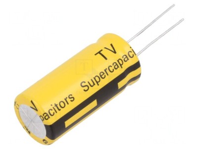 Supercondensator THT 60F 3VDC &amp;Oslash;18,5x42mm foto