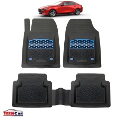 Mazda 3 BP Covorașe Auto TeamCar&reg; Tip Tăviță Compatibile (2019&ndash;prezent) - Sedan Blue