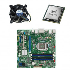 Kit placa de baza second hand Intel DQ77MK, Intel i3-2100, Cooler foto