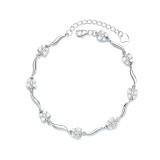 Cumpara ieftin Bratara din argint 925 pentru dama, JW1605, model fluturi, placata cu rodiu