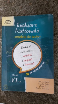 EVALUARE NATIONALA MODELE DE TESTE CLASA A VI A LIMBA SI COMUNICARE DOBRE foto