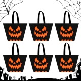 Set de 6 pungi de Halloween, Bekecidi , hartie/plastic, multicolor, 11.2 x 10.5 cm