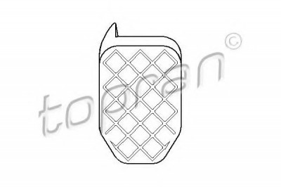 Pozitie pedala, pedala ambreiaj VW TRANSPORTER V caroserie (7HA, 7HH, 7EA, 7EH) (2003 - 2016) TOPRAN 112 313 foto