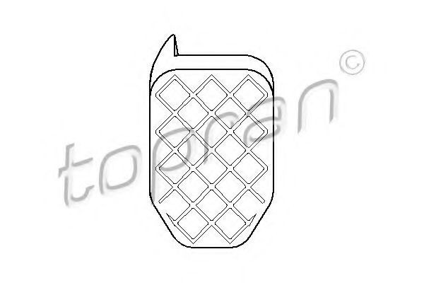 Pozitie pedala, pedala ambreiaj AUDI A6 (4F2, C6) (2004 - 2011) TOPRAN 112 313