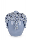 Vaza Treasure, Bizzotto, &Oslash; 20 x 23 cm, portelan, albastru deschis
