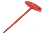 Cheie imbus HEX 4mm - Lungime totala 176mm - Lungime element de lucru 150mm