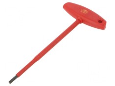 Cheie imbus HEX 4mm - Lungime totala 176mm - Lungime element de lucru 150mm