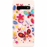 Husa silicon pentru Samsung Galaxy S10, Butterfly