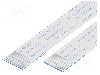 Banda FFC, 9 pini, lungime 101mm, seria FFC10-TIN, GCT - 10-09-A-0101-C-4-08-4-T