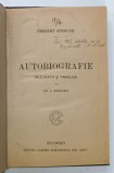 HERBERT SPENCER , AUTOBIOGRAFIE , EDITIE INTERBELICA