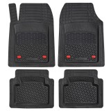 Cumpara ieftin Set Covorase Auto Universale Tip Tavita SAPPHIRE, PVC, ajustabile, negru, 5 bucati