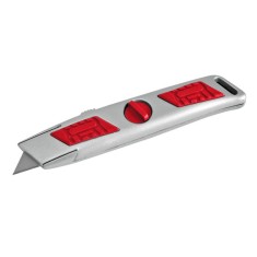 Cutter metalic gumat cu lama retractabila - 62mm x 6 foto