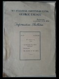 Buletin informativ festivalul international George Enescu nr 17 din 21 IX 1958