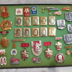 Superba Colectie Set insigne militare sovietice Rusia comunista insigna U.R.S.S