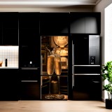 Folie imprimata color pentru decor Frigider, dimensiune 200 x 90cm, model: AVX-FR33