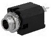 Conector jack, Jack 6,3mm, 3 contacte, mama, AMPHENOL - ACJS-MV-3