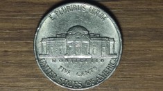 SUA / USA - moneda de colectie - 5 cents 1977 - &quot;Jefferson Nickel&quot; - calitate impecabila !