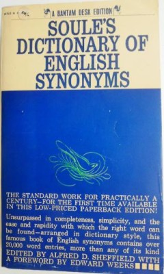 Soule&amp;#039;s Dictionary of English Synonyms &amp;ndash; Richard Soule foto