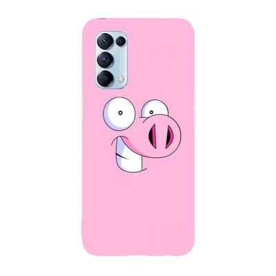 Husa compatibila cu Oppo Find X2 Pro model Cartoon smiling pig, Silicon, TPU, Viceversa foto