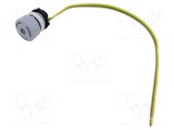Comutator de siguranţă 22mm EAO Poz.i 2 NC gri LED IP65
