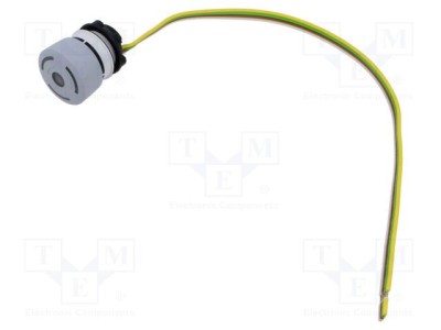 Comutator de siguranţă 22mm EAO Poz.i 2 NC gri LED IP65 foto