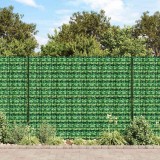 vidaXL Panou de intimitate grădină, verde, 70 x 0,19 m, PVC 147850