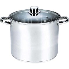 Oala cu capac Michelino XXL, 17 litri, 32 cm, otel inoxidabil, argintiu