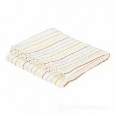 Muselina din bumbac 120cm x 120cm Sunny Stripes, 1 bucata, Little Dutch