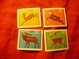 Serie RFG 1966 Fauna , 4 valori, Nestampilat