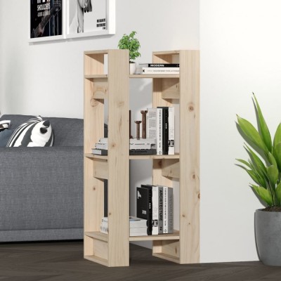 Bibliotecă/Separator cameră, 41x35x91 cm, lemn masiv pin foto