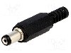 Conector alimentare DC, {{Tensiune nominala}}, {{Numarul de pini}} pini, seria {{Seria producatorului}}, 5,5/1,7mm. GOOBAY - 11139