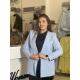 Sacou bleo cu nasturi la maneca