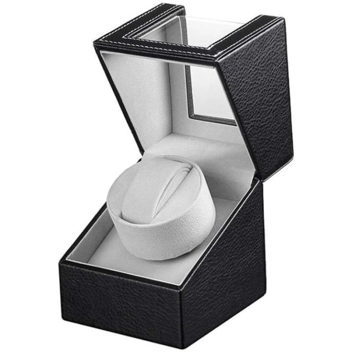 Cutie intors ceas automatic iUni, Watch Winder, Negru-Gri