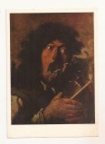 FA90 -Carte Postala- RUSIA - Adrian Brower, Flemish School, Smoker - Paris, Louvre, necirculata 1973