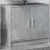 Dulap Chiuveta Baie Gri Beton 63x29x55 cm Lemn prelucrat. Mobilier baie