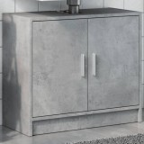vidaXL Dulap de chiuvetă, gri beton, 63x29x55 cm, lemn prelucrat