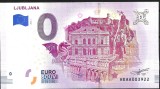 !!! RARR : 0 EURO SOUVENIR - SLOVENIA , LJUBLJANA - 2018.1 - UNC