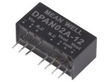Convertor DC/DC 2W 9-18V la 12V/-12V SIP8