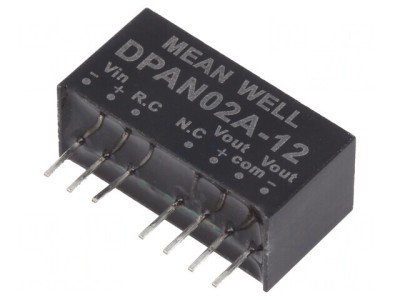 Convertor DC/DC 2W 9-18V la 12V/-12V SIP8 foto