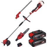 Einhell GE-LM 36/4in1 Li PXC + Twinpack CB - Unealta multifunctionala + Set 2 acumulatori Li-Ion 18 V 2.5 Ah