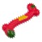 Jucărie C&acirc;ini, Model Os, Cauciuc, Culoare Multicolor, 18cm, Tepi Moi