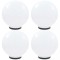 Lămpi glob cu LED, 4 buc., 40 cm, PMMA, sferic