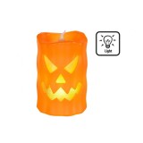 Lumanare LED Dovleac Halloween 10 x 6 cm