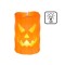 Lumanare LED Dovleac Halloween 10 x 6 cm