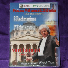 DVD Yuri Botnari dirijor Filarmonica Moscova – Rachmaninonv, Tchaikovsky sigilat