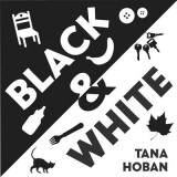 Carte pentru bebelusi Black &amp; White de Tana Hoban - Imagini Alb-Negru Contraste, Format Acordeon, Stimulare Vizuala, Premiu Romper 2022