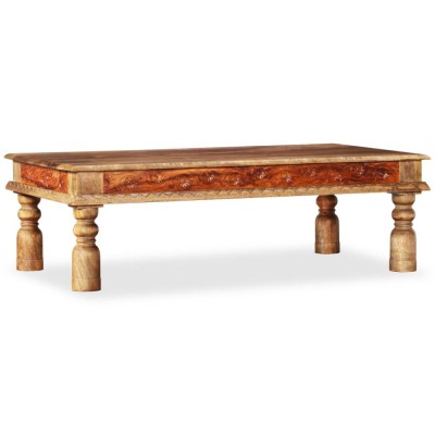 vidaXL Măsuță de cafea, lemn masiv de mango acacia, 110x60x38 cm 245140 foto
